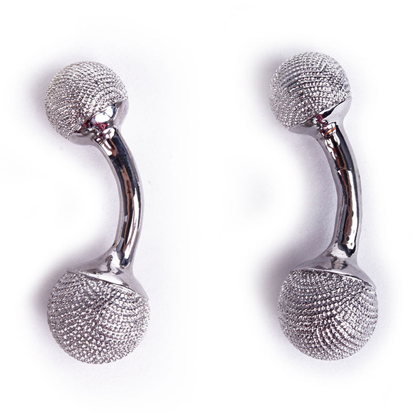 PENROSE GRAY CUFF-LINK | MENS - Picture 4 of 4